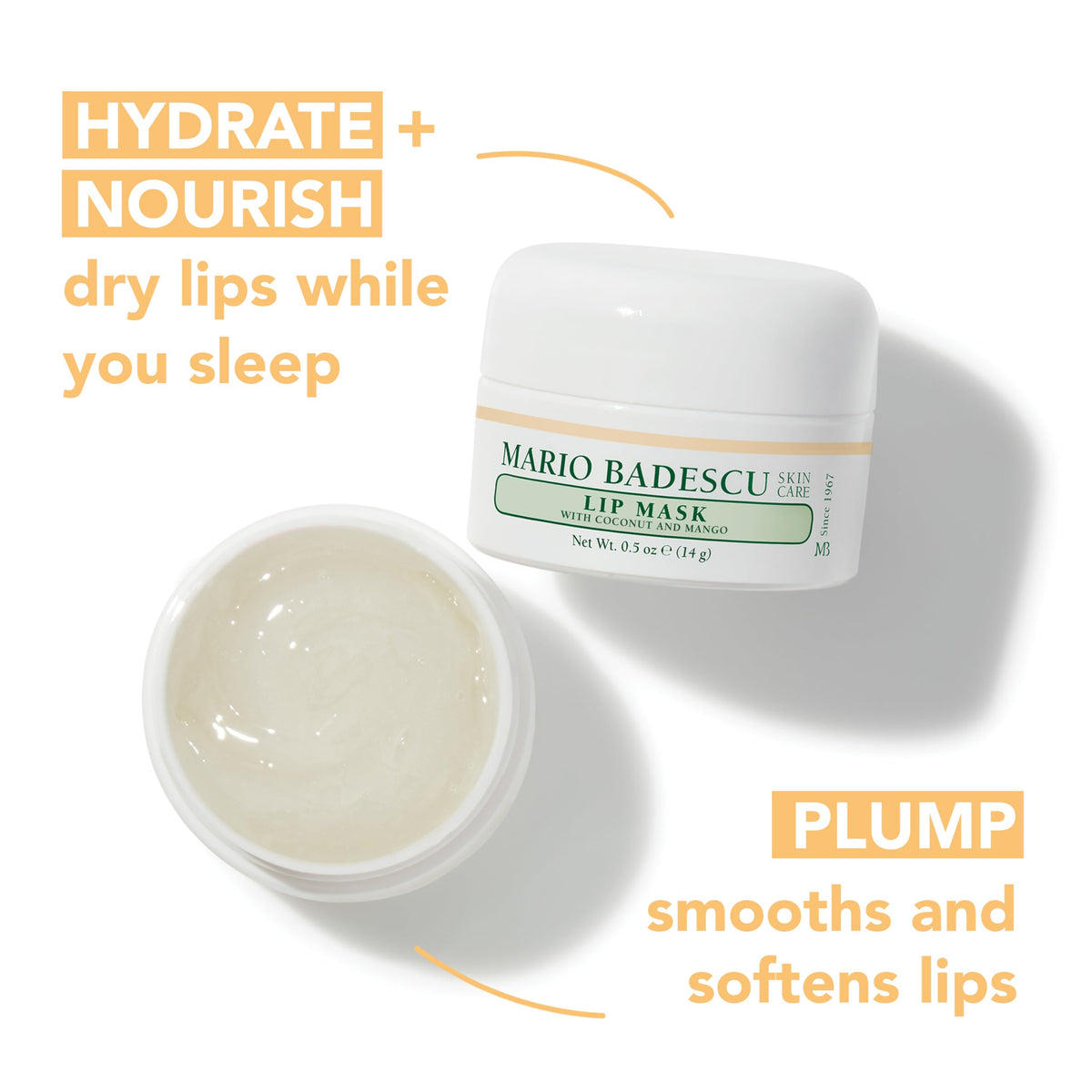 Mario Badescu scoop on finger demonstrates easy application and coverage