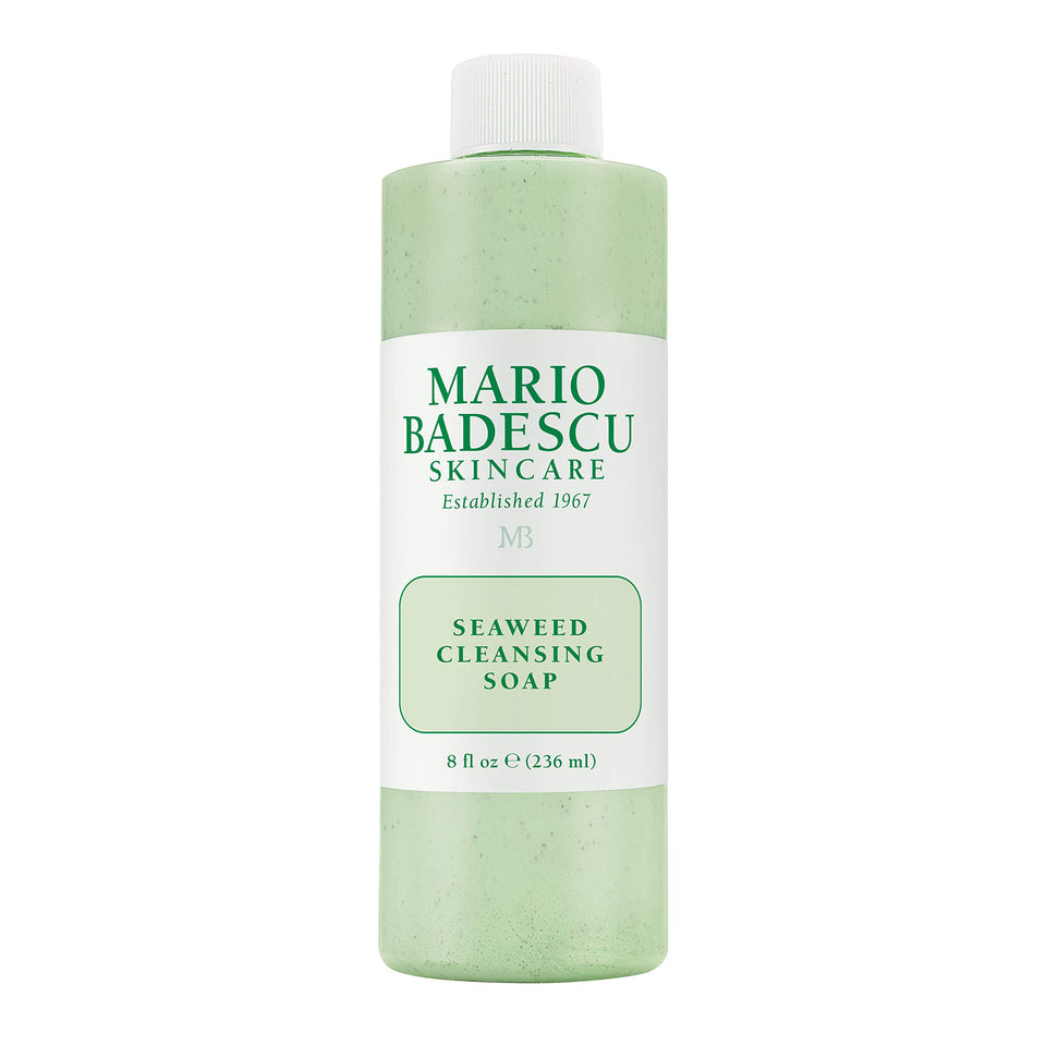 Mario Badescu front bottle shot showing label and creamy cleanser benefits
