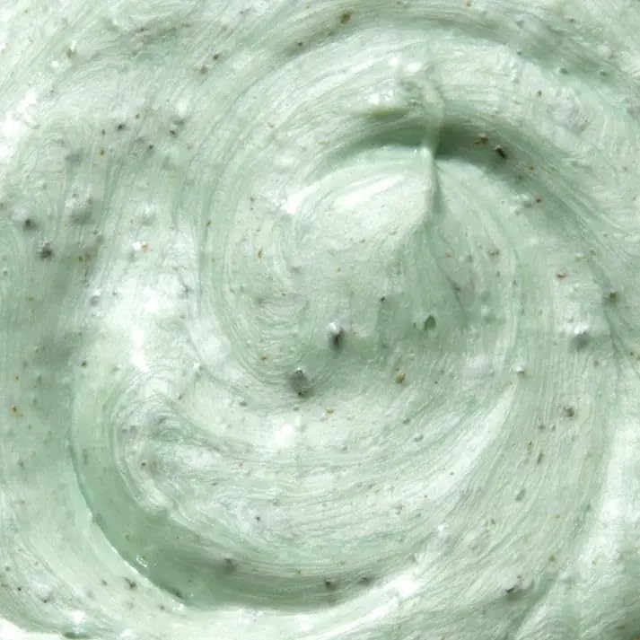 Mario Badescu close-up of creamy texture with seaweed grains, gentle exfoliation