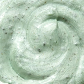 Mario Badescu close-up of creamy texture with seaweed grains, gentle exfoliation