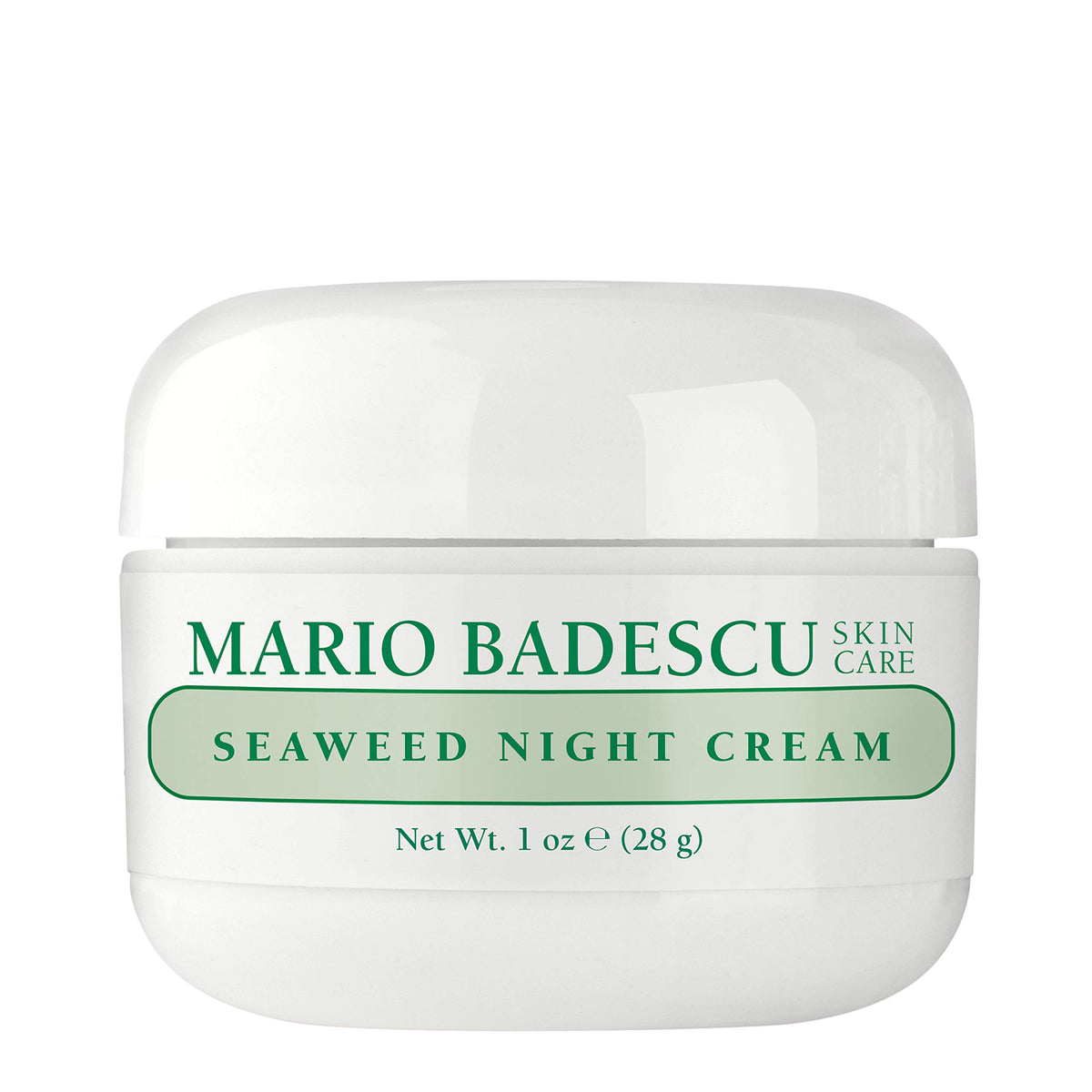 Mario Badescu front jar showing brand and oil-free night cream benefit