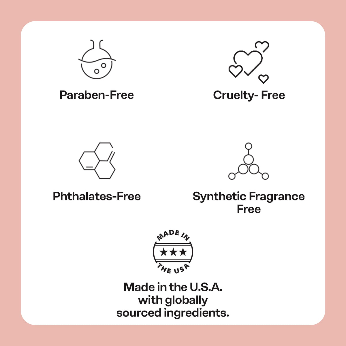Mario Badescu side label with ingredient list highlighting sodium hyaluronate and squalane benefits