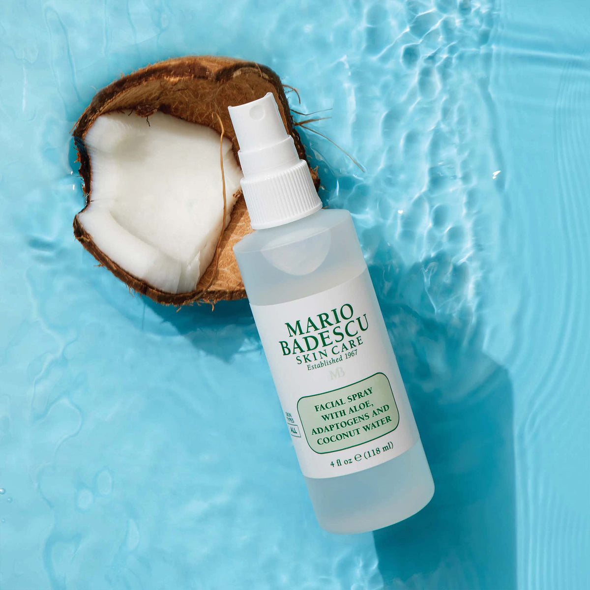 Mario Badescu chilled bottle in fridge offering extra cooling refreshment