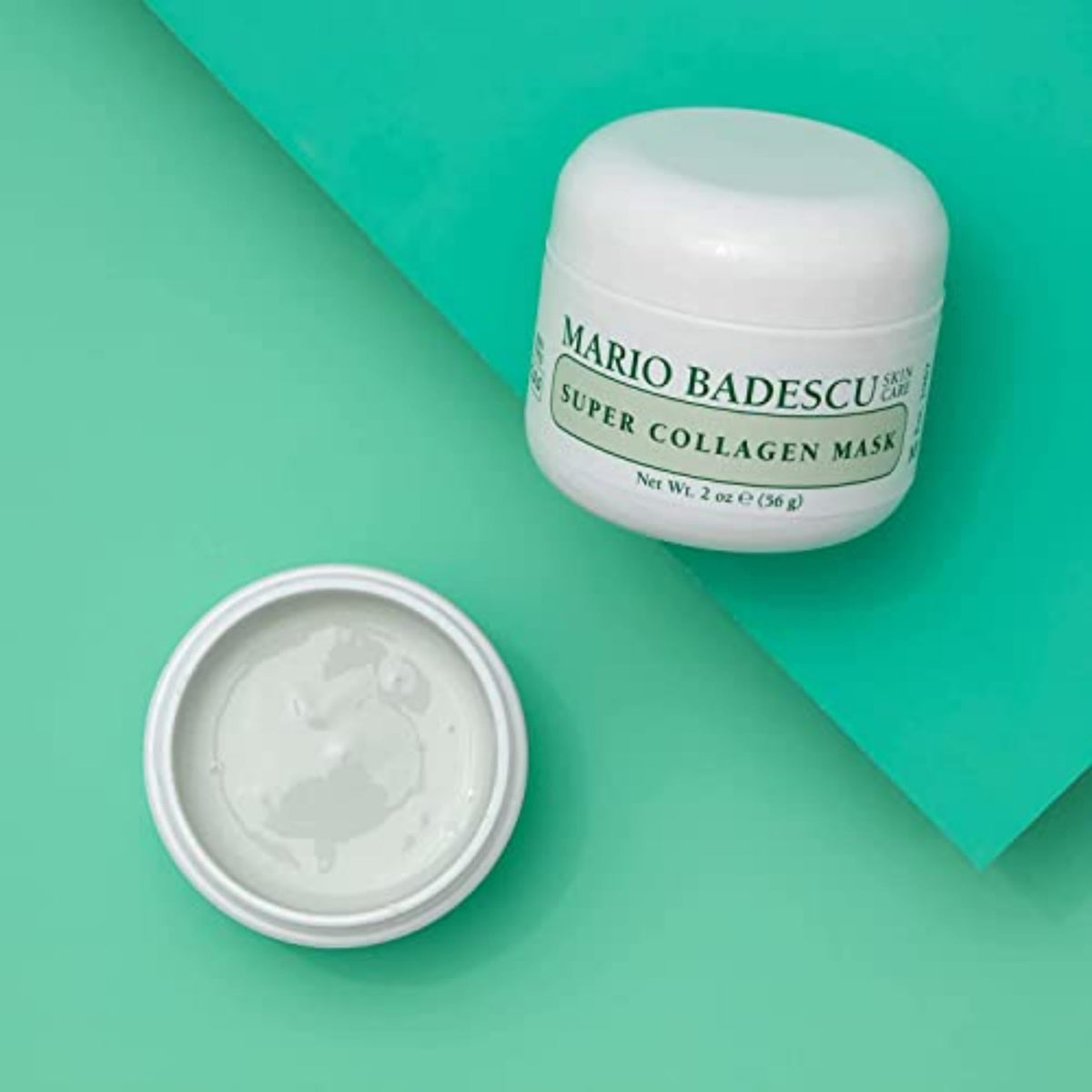 Mario Badescu mask staged in bathroom setting suggesting a calming at-home skincare ritual