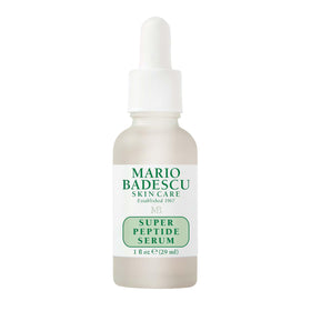 Mario Badescu front packaging showing serum bottle and brand for clear identification and trust