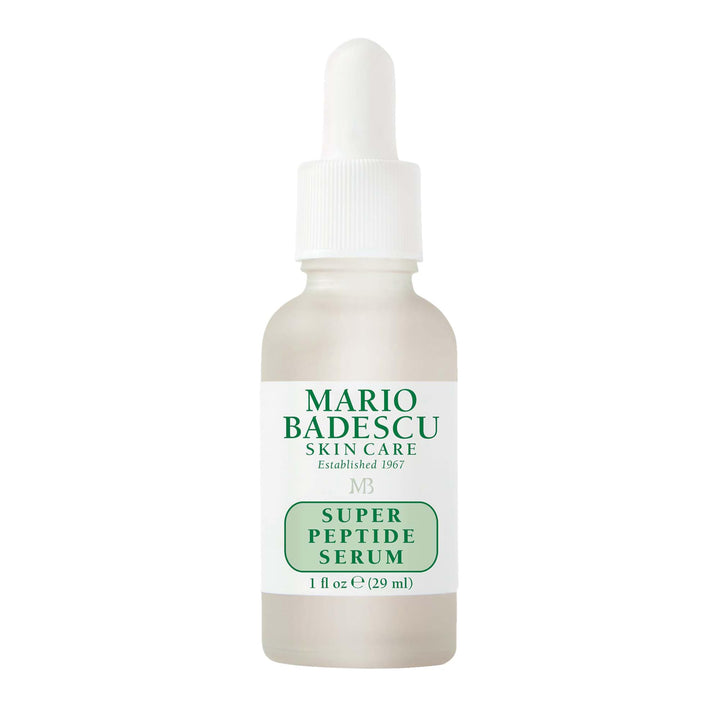 Mario Badescu front packaging showing serum bottle and brand for clear identification and trust