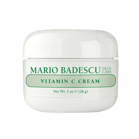Mario Badescu front jar showing lightweight cream and clear branding benefits