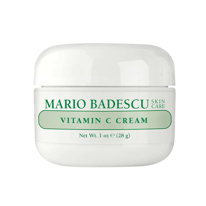Mario Badescu front jar showing lightweight cream and clear branding benefits