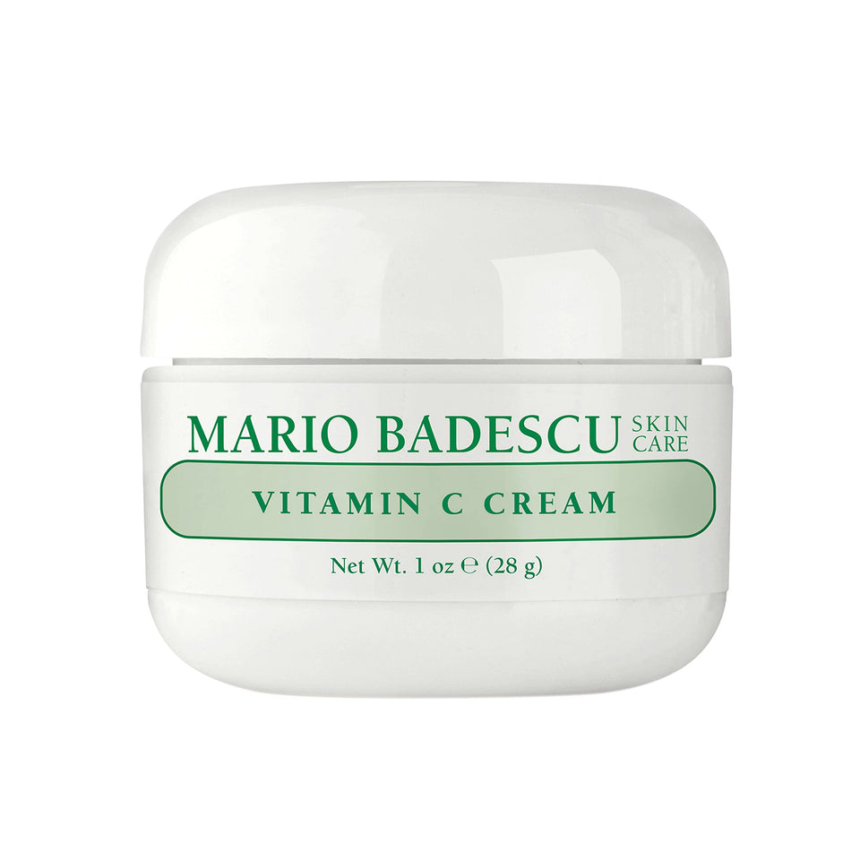 Mario Badescu front jar showing lightweight cream and clear branding benefits