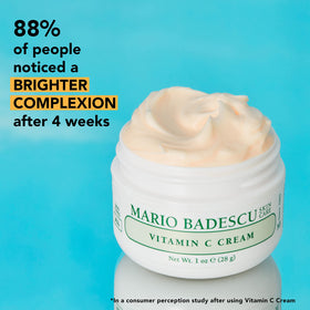 Mario Badescu jar beside ruler showing 1 fl oz scale and travel-friendly benefit