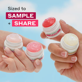 Mario Badescu Watermelon & Basil texture swipe on fingertip for refreshing, soothing moisture