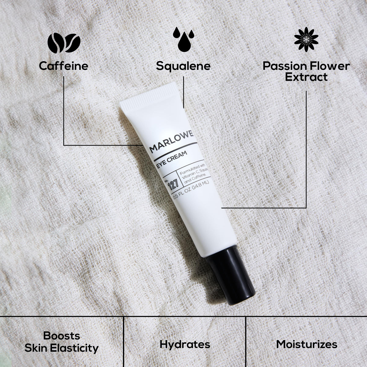 MARLOWE. small pea-sized application on hand showing easy controlled dispensing