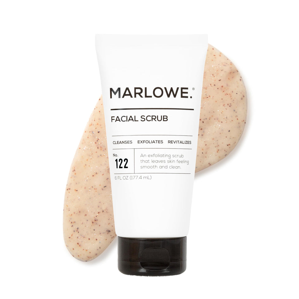 MARLOWE. front tube view showing packaging and easy-squeeze cap for daily use