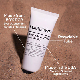 MARLOWE tube inside gym bag showing convenient reapplication on the go