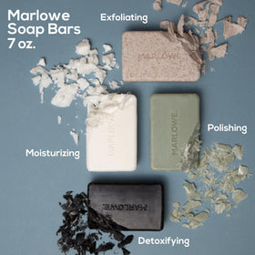 MARLOWE. wrapper made from recycled material showing eco-friendly benefit