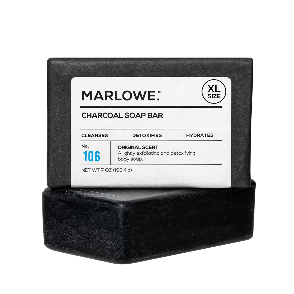 MARLOWE front packaging showing bar and woodsy scent benefit