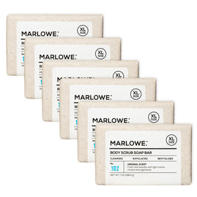 MARLOWE. front packaging showing six No. 102 bars for easy restocking