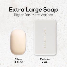 MARLOWE. recycled wrapper detail emphasizing eco-friendly packaging