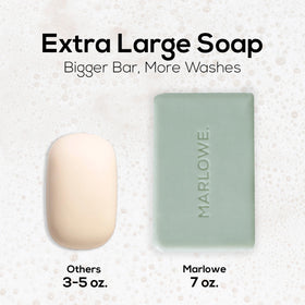 MARLOWE. bar on bathroom shelf in lifestyle scene for daily use