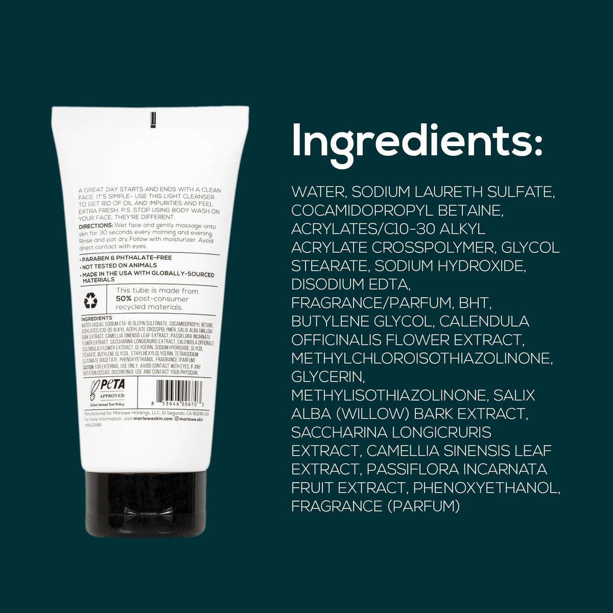MARLOWE. product on shelf in lifestyle setting showing premium grooming appeal