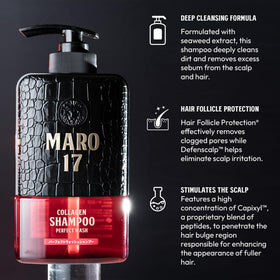 MARO17 pump close-up highlighting easy one-handed dispensing