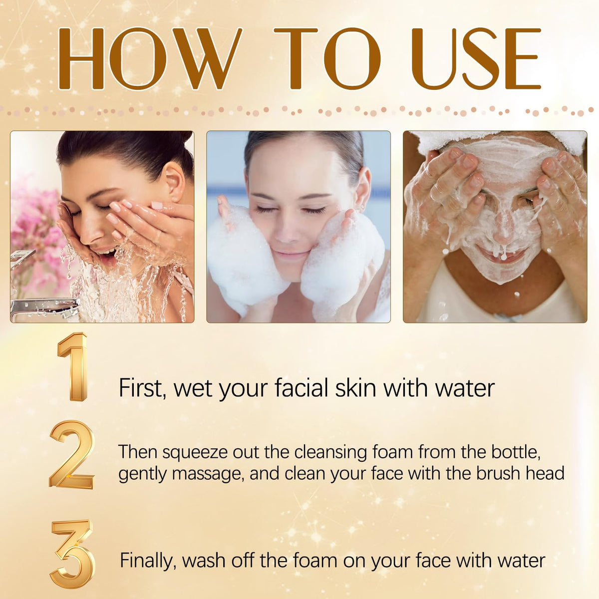 MAROJEIF rich foam lather on hand from soap demonstrating effective gentle cleansing