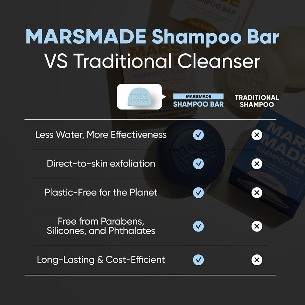 MARS MADE bar drying on soap dish to extend product lifespan