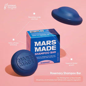 MARS MADE rich lather in hand demonstrating effective cleansing and foam
