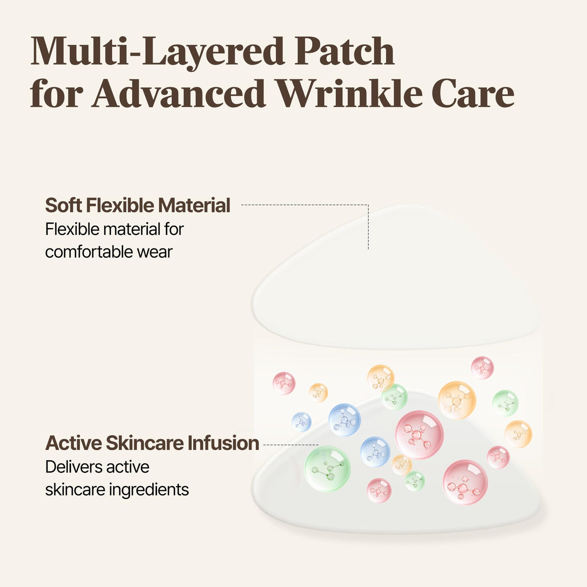 Marshique patch used overnight in bedside routine for restful smoothing