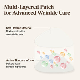 Marshique patch used overnight in bedside routine for restful smoothing