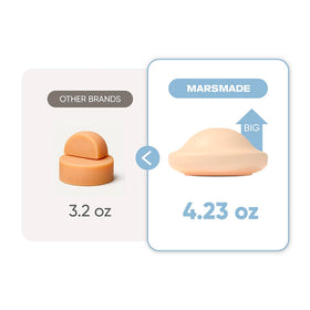 Mars Made shampoo bar staged in bathroom lifestyle shot, eco-friendly daily routine benefit