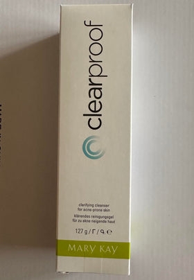 Mary Kay bottle label detail showing active 2% salicylic acid information