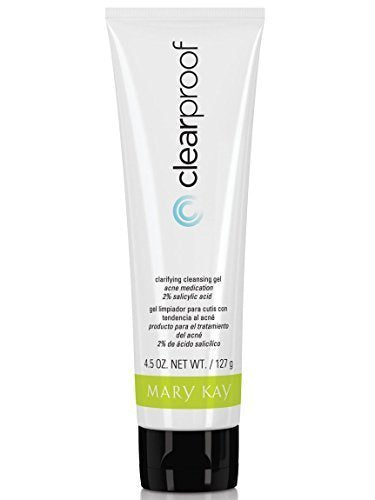 Mary Kay front packaging of Clear Proof gel showing 4.5 oz, clarifying cleanse benefit
