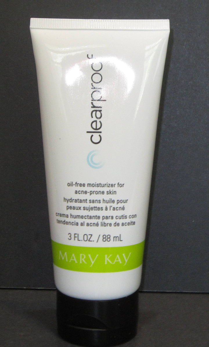 Mary Kay Clear Proof front packaging showing product and 3 fl. oz. size for easy identification and lightweight hydration