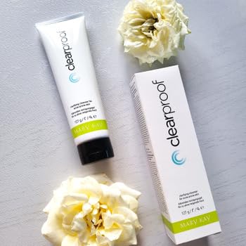 Mary Kay lifestyle scene washing face to illustrate routine use benefit