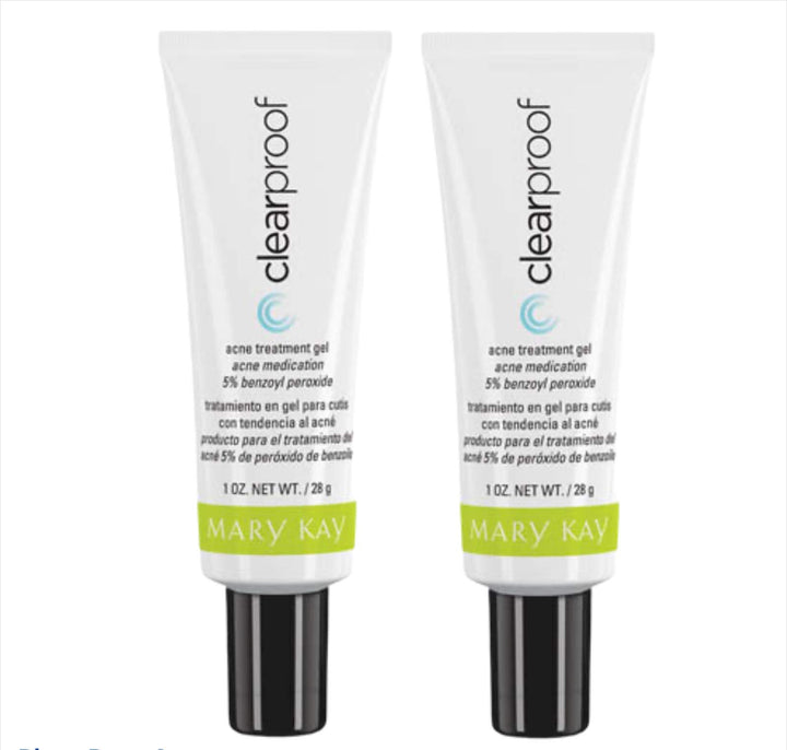 Mary Kay ClearProof front packaging showing compact tube and fast-acting spot care