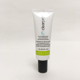 Mary Kay Clearproof front tube showing label and size, convenient travel treatment