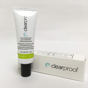 Mary Kay Clearproof gel texture close-up illustrating smooth absorbent gel