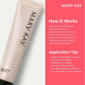 Mary Kay applied to elbow illustrating targeted smoothing and comfort