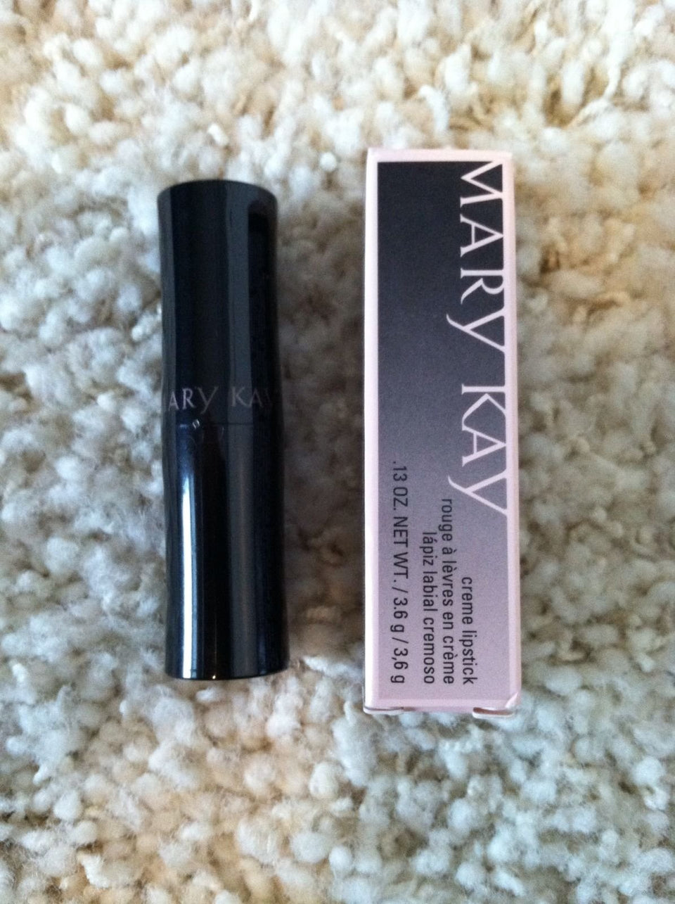 Mary Kay Downtown Brown front tube showing rich brown shade and smooth finish