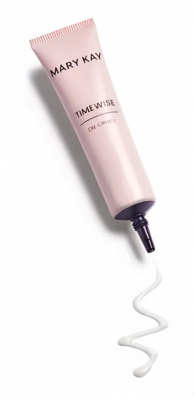 Mary Kay eye cream in bathroom routine setting promoting refreshed eye appearance