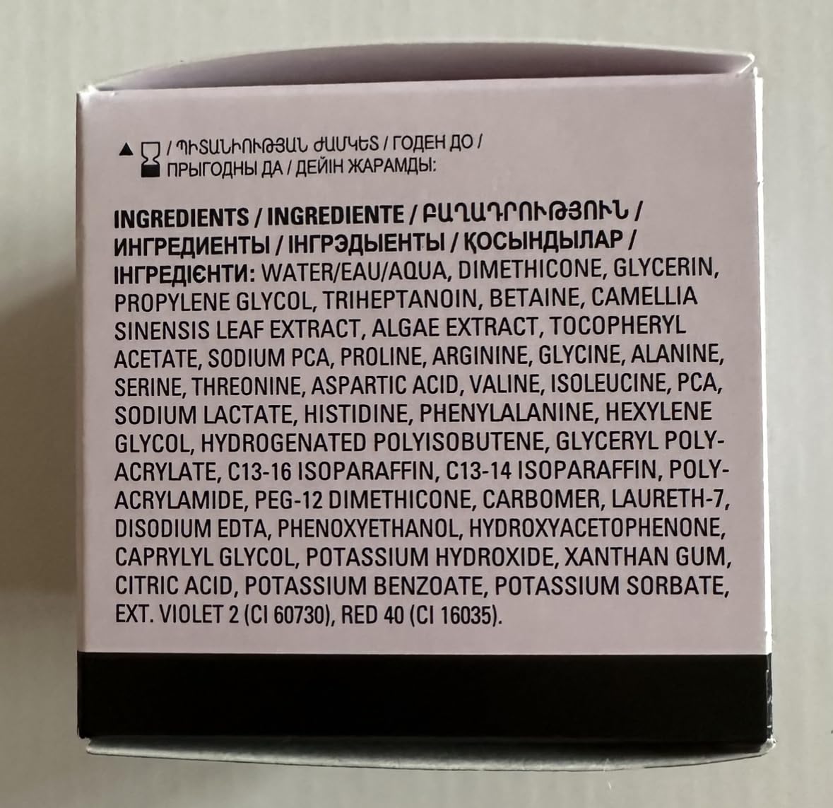 Mary Kay gel size comparison in hand showing travel-friendly single container