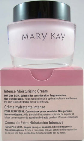 Mary Kay jar front view showing product and nourishing benefits