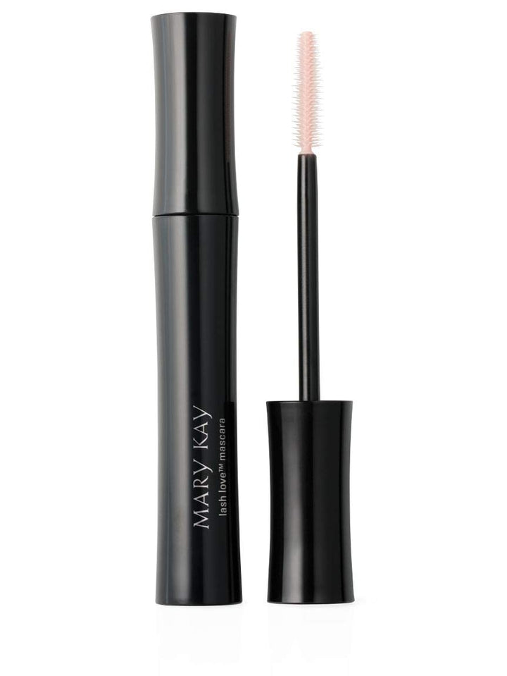 Mary Kay Lash Love Mascara front view, builds volume and length