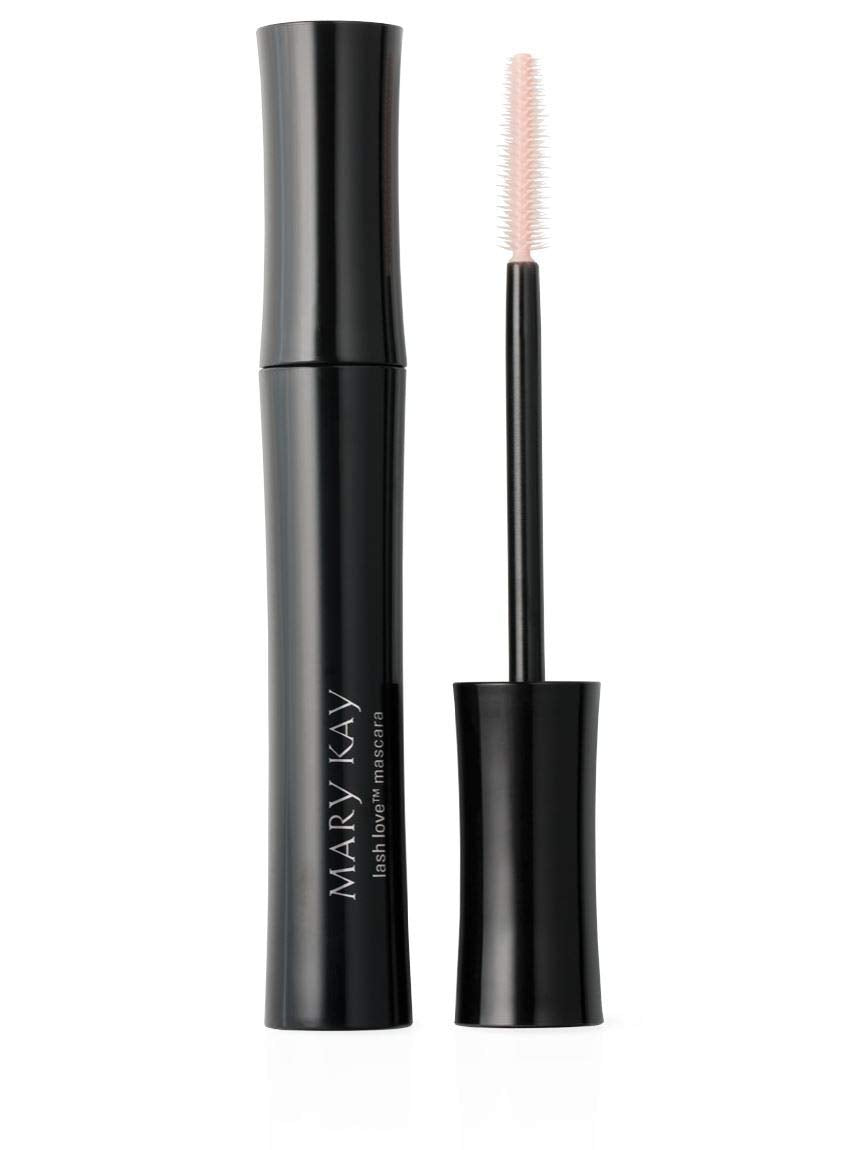 Mary Kay Lash Love Mascara front view, builds volume and length