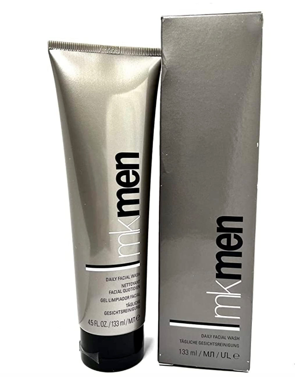 Mary Kay MK Men front packaging showing bottle and product name, clear everyday benefit