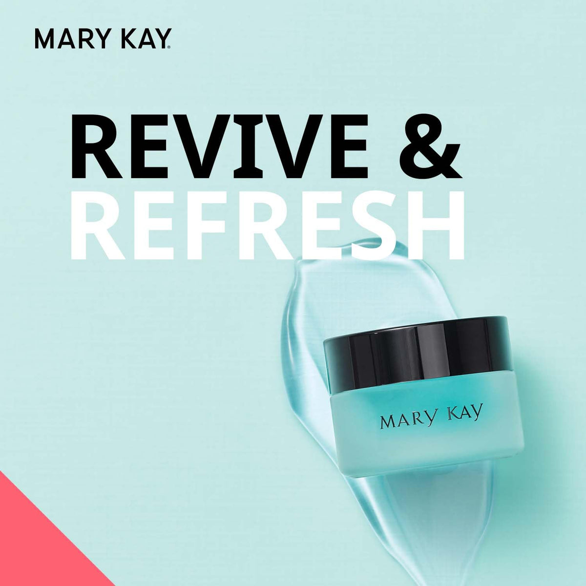 Mary Kay size comparison beside a coin showing 0.4 oz compact travel-friendly benefit