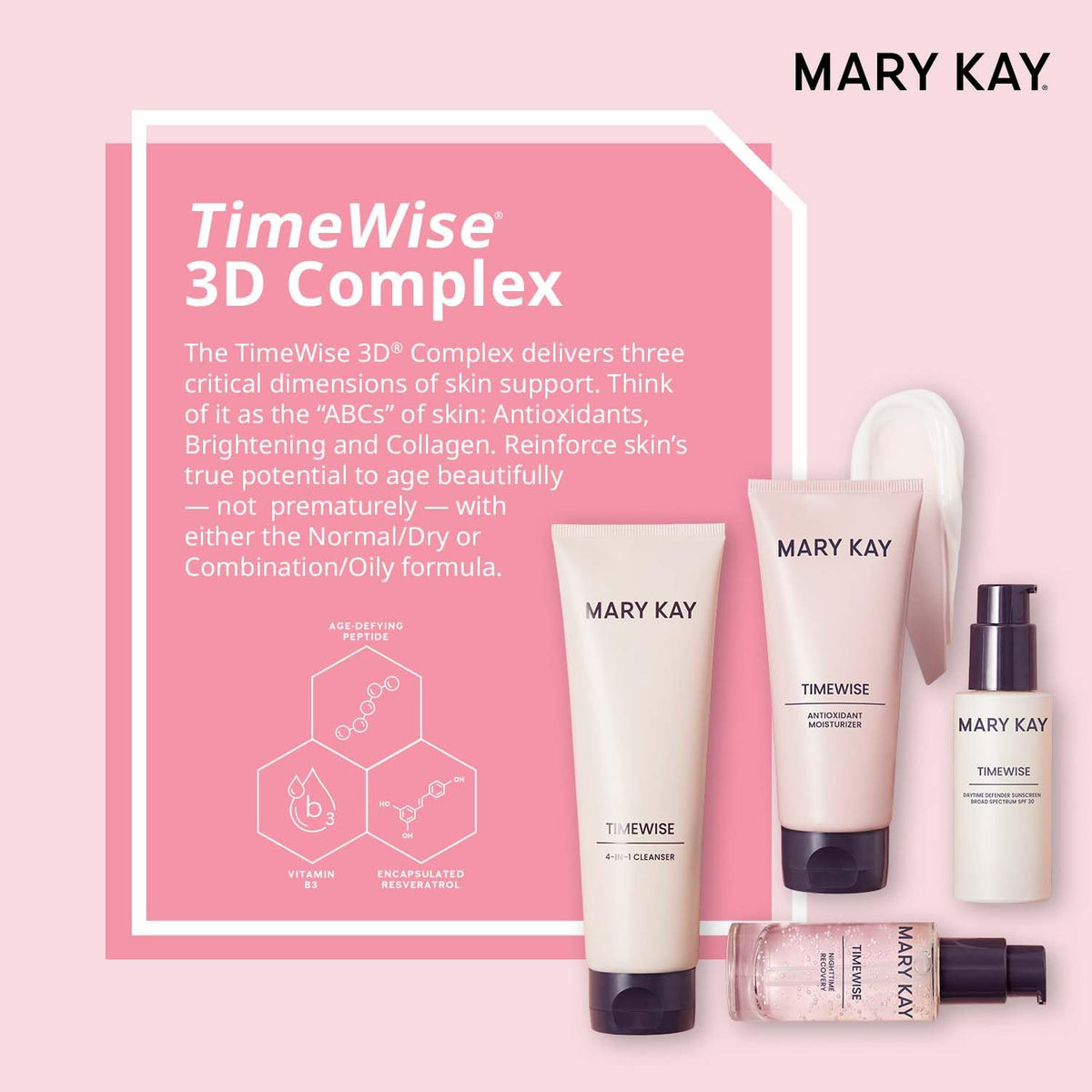 Mary Kay TimeWise cleanser texture closeup showing creamy lather for gentle cleansing