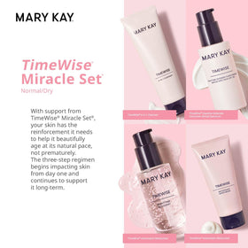 Mary Kay TimeWise day cream label closeup highlighting SPF and moisturizing benefits