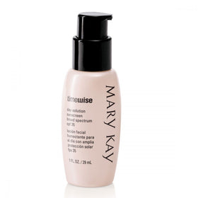 Mary Kay TimeWise Day Solution front bottle showing SPF 35 protection and everyday use